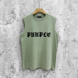 Purple Brand Tank T Shirts Sleeveless T-shirt Vest