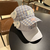 Y2k hot girl hat heavy industry wings baseball cap cartoon sunshade peaked cap