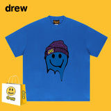 Drew T Shirts Cotton Short Sleeve Drew Smiley Face