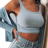 Women Tops Fashion Sexy Cool Vest (ZJ0415)
