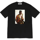 Mens T-shirts 21SS Pharoah Sanders Saxophone Print Loose Short Sleeve Crew Neck T-Shirt