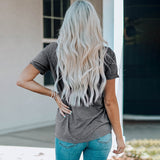 Mother Day Fashion Short-Sleeved Pullover T-shirt for Women