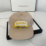 Rhude Hat Letter Embroidered Old Baseball Cap