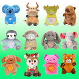 Plush Toys Glow Music Plush Toys Otter Koala Bear Doll Kapibara Breathing Bear Doll