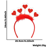 Themed Party Supplies Bachelorette Party Heart Headband – Valentine’s Day Love-Themed Bar Accessories