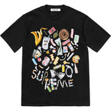 Men T-shirts 23ssTRASH TEE Cute Cartoon Pattern Trash Short Sleeve T-Shirt Short Sleeve
