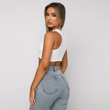 Women Tops Fashion Sexy Cool Vest (ZJ0415)