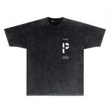 Purple Brand Distressed T Shirts Short Sleeve