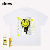 Drew T Shirts Smiley Face Alphabet Graffiti Print