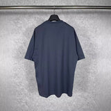 Men T-shirts Paris Bar Crown Wheat Ear Print Crew Neck Short Sleeve T-Shirt Loose