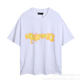 Purple Brand T ShirtsPurple Micro Label Letter Pattern Printed Short Sleeve T-Shirt
