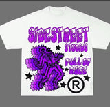 Street Unisex T-shirt Hip Hop Punk Vintage Short Sleeve
