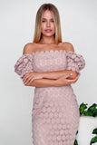 Women Party Dress Fashion Lace Temperament Dress (Ss0416)