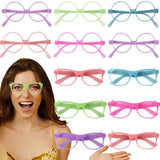 Themed Party Supplies Neon Theme Party Glasses – Glowing PET Eyewear for Bar, KTV, and Dance Events
