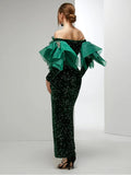 Women Party Dress Sequins Elegant Evening Dress (Ss0416)