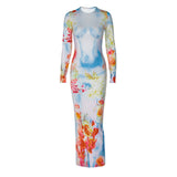 Women Dresses Walk You into a Fairytale Farm with a Flower Print Dress