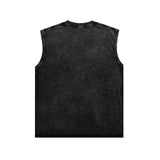 Purple Brand Distressed Tank T Shirts Distressed Sleeveless T-shirt Vest