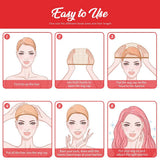 Wig Lace Hair Net - HD Transparent Invisible Elastic Mesh Cap (2-Pack)