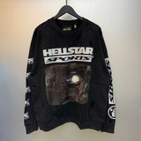 Hellstar Hoodie & Pants Wash Water Make Old Sweater