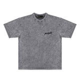 Purple Brand Distressed T Shirts Short Sleeve