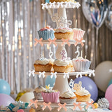 Themed Party Supplies DIY Mini Bow Garland – Double-Sided Polyester Ribbon Bows with Adhesive