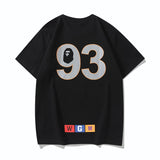 Bathing Ape T Shirt Spring and Summer No. 93 Fluorescent Printed WGM230g Short Sleeve T-Shirt