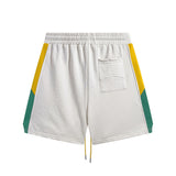 Rhude Shorts Embroidered Tether Casual Color Matching Shorts