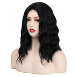 Women's Wigs Middle Part Highlighted Water Wave Lace Front Wig