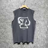 Purple Brand Tank T Shirts Sleeveless T-shirt Vest