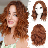 Women's Wigs Silicone Net 4X1 Lace Graduation Short Bob Curly Lace Wig