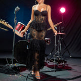 Women Dresses Sexy Fashion Lace Evening Gown (Hwfs0410)