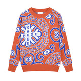 Rhude sweater micro-label letter totem jacquard crew neck sweater