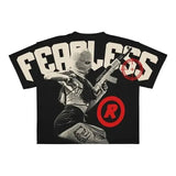 Street Unisex T-shirt Masked Female Robber Street Tee