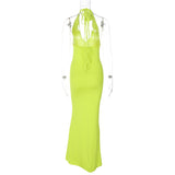 Women Dresses Sexy Minimalist Temperament Banquet Dress