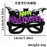 Halloween glasses LED Halloween Party Glasses – Pumpkin & Ghost Design