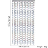 Themed Party Supplies  Silver Disco Foil Fringe Curtain