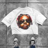 Street Unisex T-shirt Y2K Street Hip Hop T-shirt