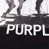 Purple Brand T Shirts Spot Purple Br Summer Cotton Double Yarn Crew Neck Short Sleeve