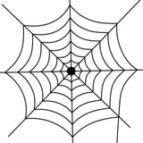 Halloween flag hanging ornaments Halloween Decoration – Black Spider Web Triangle Banner