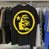 Hellstar T Shirt No Guts No Glory Print Short Sleeve T-Shirt