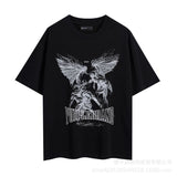 Purple Brand T ShirtsPurple Micro Label Letter Pattern Printed Short Sleeve T-Shirt