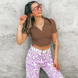 Women Tops Fashion Sexy Cool Vest (ZJ0415)