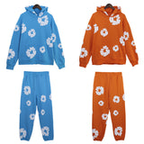 Denim Tears Hoodie Sweatpants Kapok Foam Printed Hoodie Trousers Suit(Options need to be purchased separately)