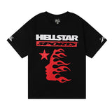 Hellstar T ShirtSports Family Print Casual Short Sleeve T-Shirt
