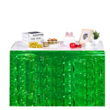 Themed Party Supplies American Football Fringe Table Skirt – Kids Birthday Party Table Decoration