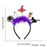 Halloween headband Halloween Headband – Party Decoration & Photo Prop with Bats, Cats & Pumpkins