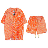 Rhude T Shirt Family Totem Casual Short Sleeve Shirt, Shorts