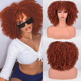 Women's Wigs Short Afro Curly Wig