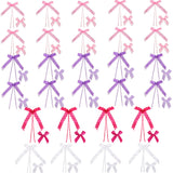 Themed Party Supplies 40pcs Handmade Heart Tulle Bows – Small Bow Accessories for Girls’ Birthday Party Decorations