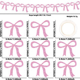 Themed Party Supplies Bowknot Birthday Banner – Glitter Cutout Letters & Spiral Hanging Decorations